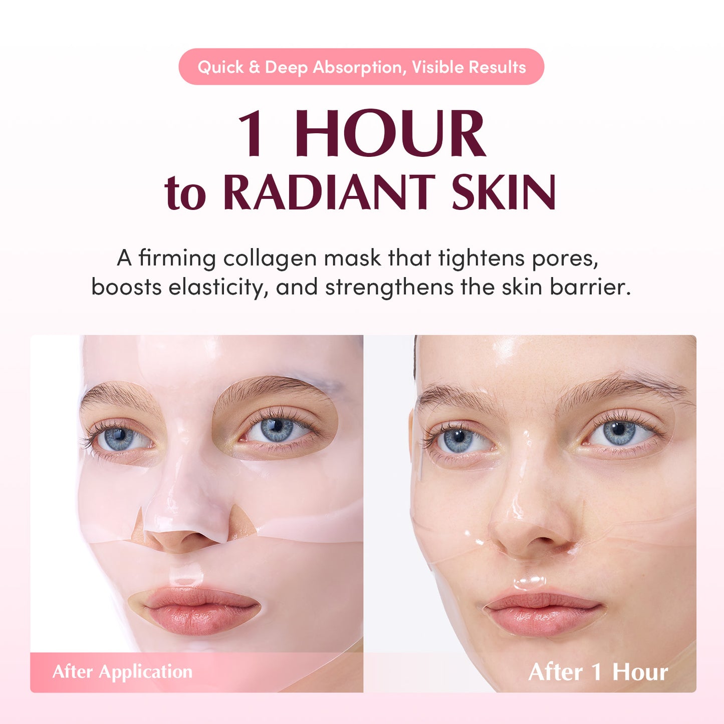 [EQQUALBERRY] Collagen Pore-tight up Hydrogel Mask Setx4