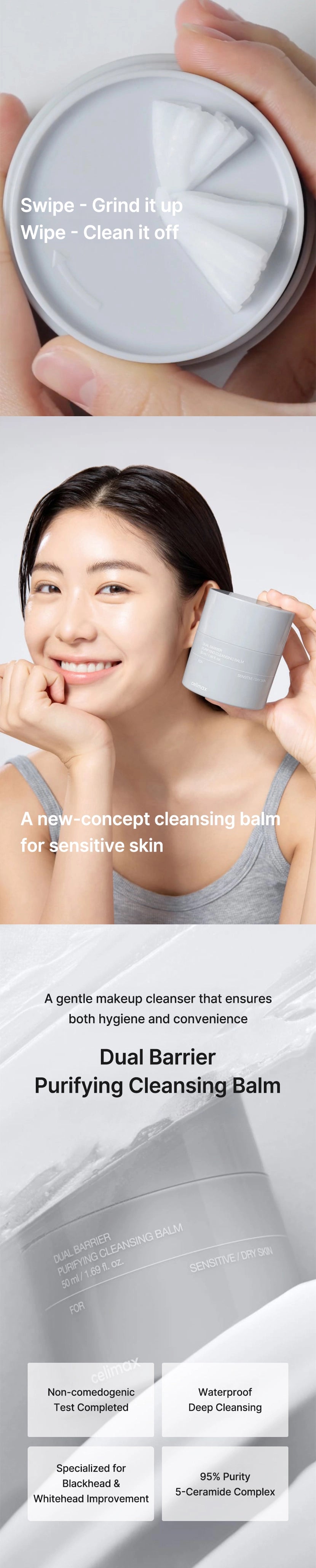 [celimax] Dual Barrier Purifying Cleansing Balm