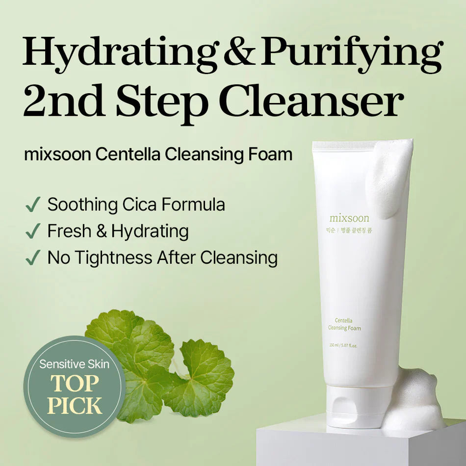 [Mixsoon] Centella Cleansing Foam 150ml
