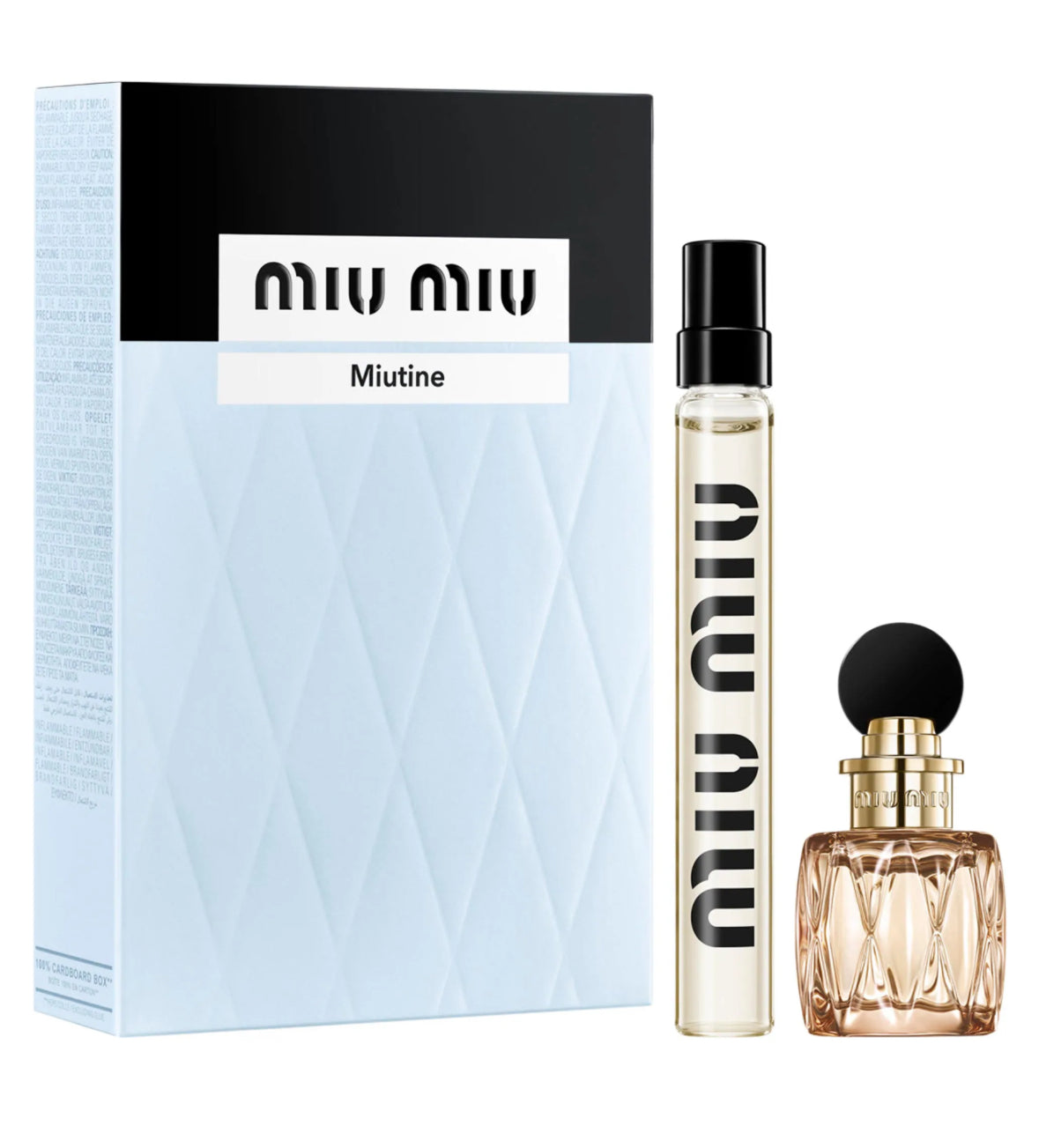[Miu Miu] Mini Miutine Eau De Parfum Perfume Duo Gift Set