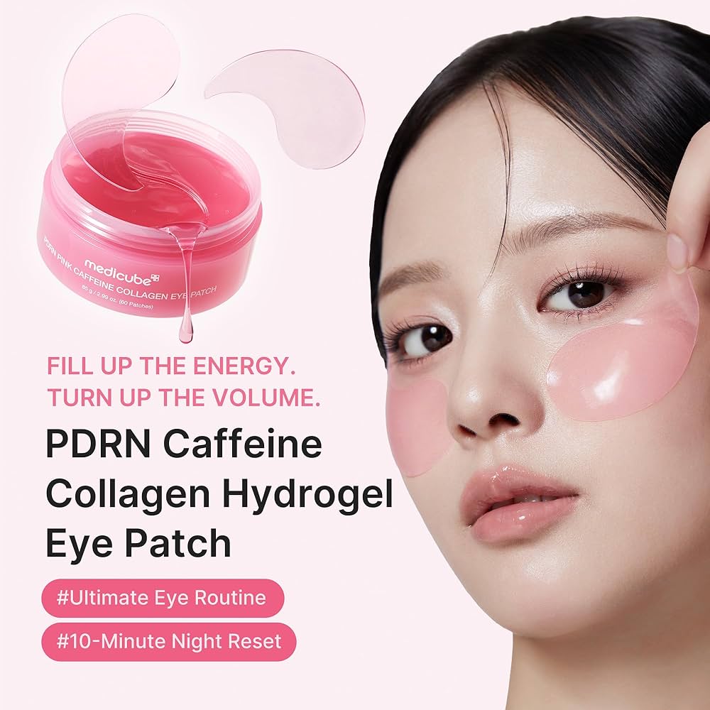[medicube] PDRN Pink Caffeine Eye Patch 60pcs BAJO PEDIDO
