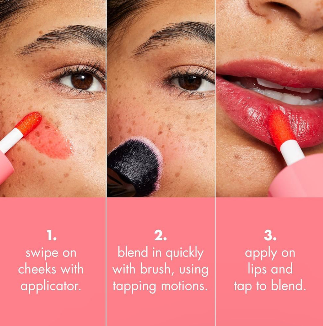 [e.l.f] Sheer For It Blush Tint- Left On Red