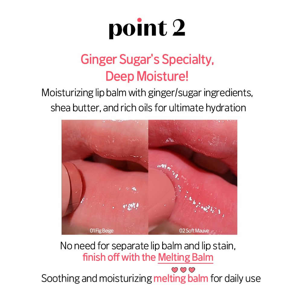 [Etude] Ginger Sugar Melting Balm - #05 Rose Berry