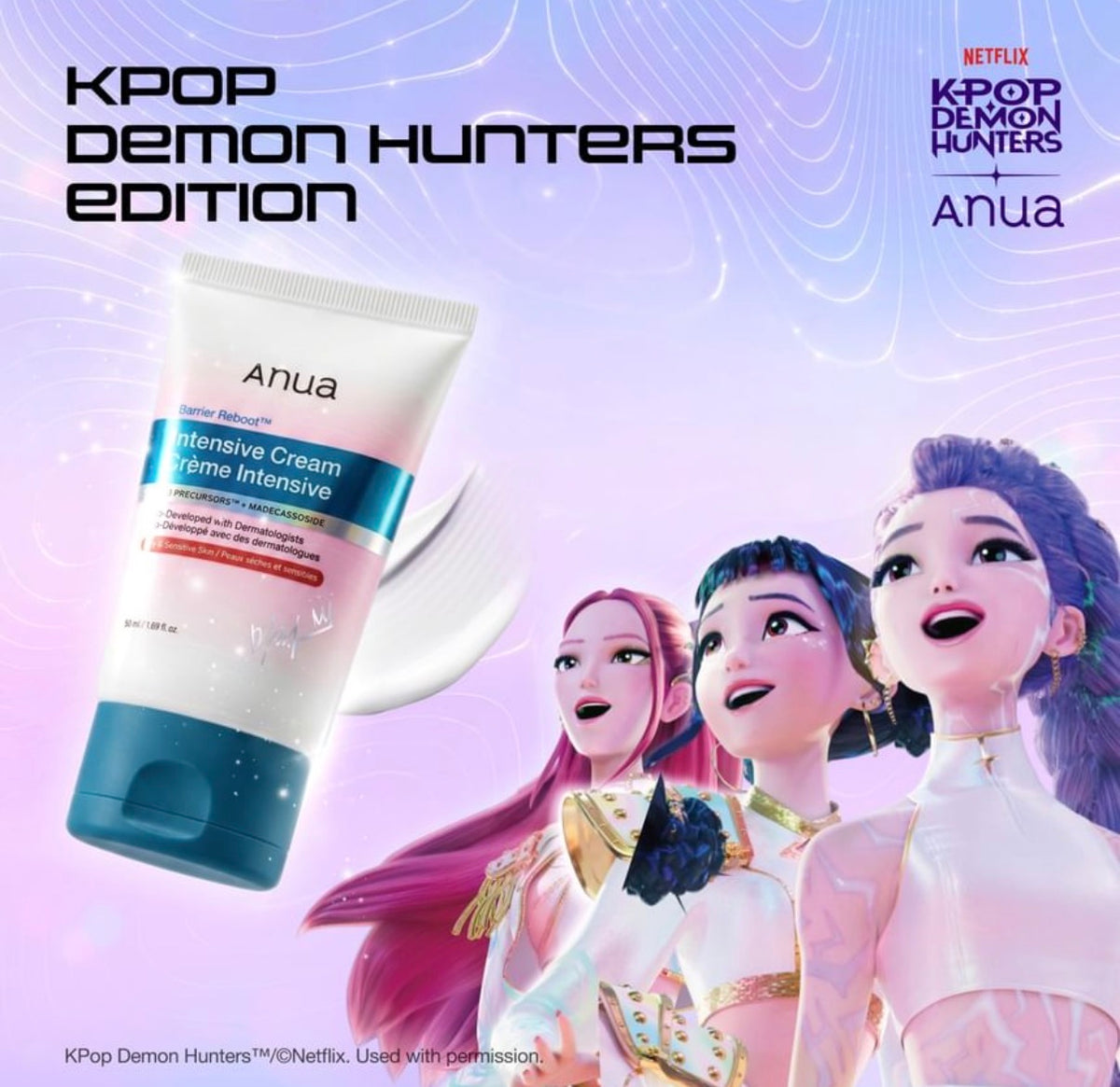 [Anua] Barrier Intensive Cream Kpop Demon Hunters Collaboration