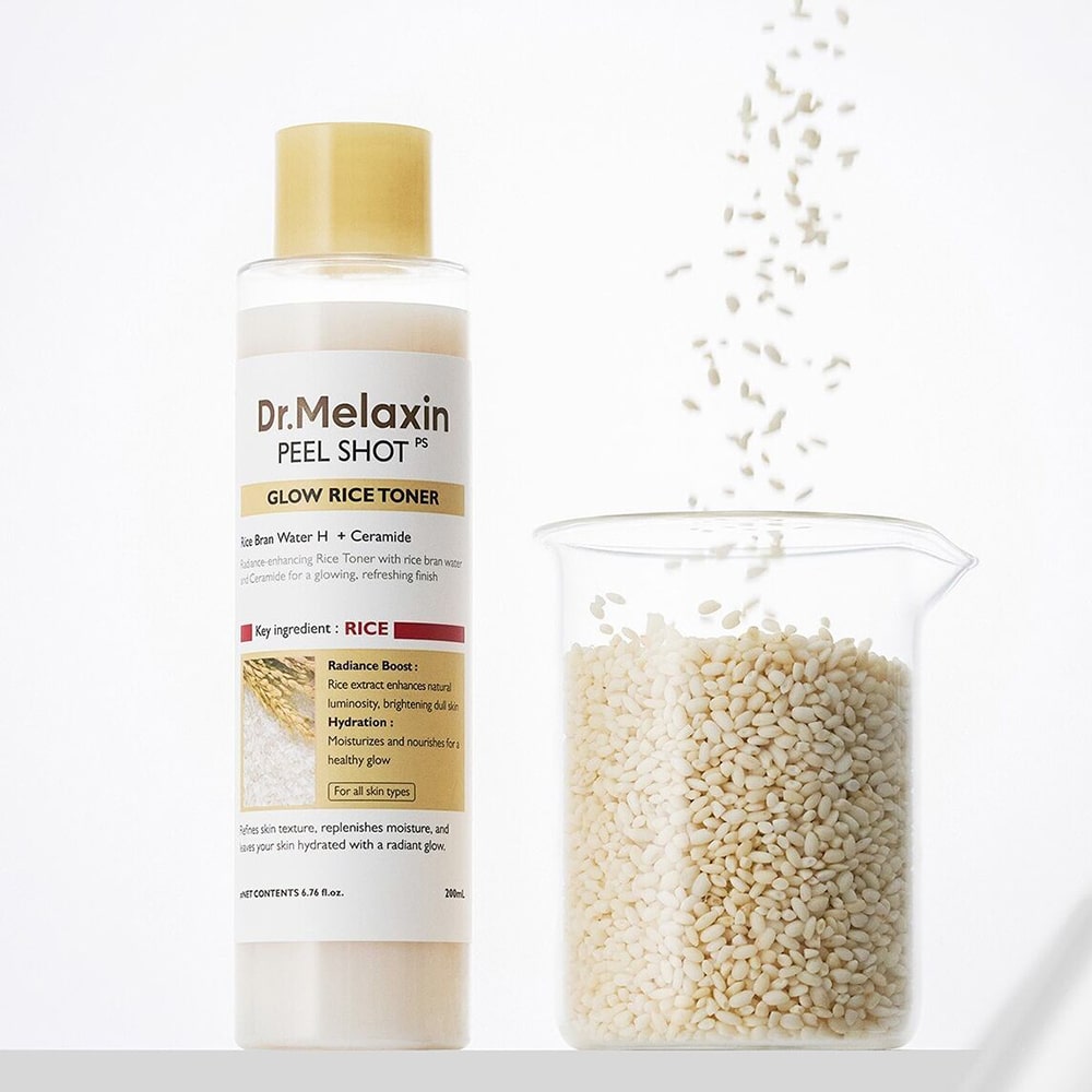 [Dr. Melaxin] Peel Shot Glow Rice Toner 200ml