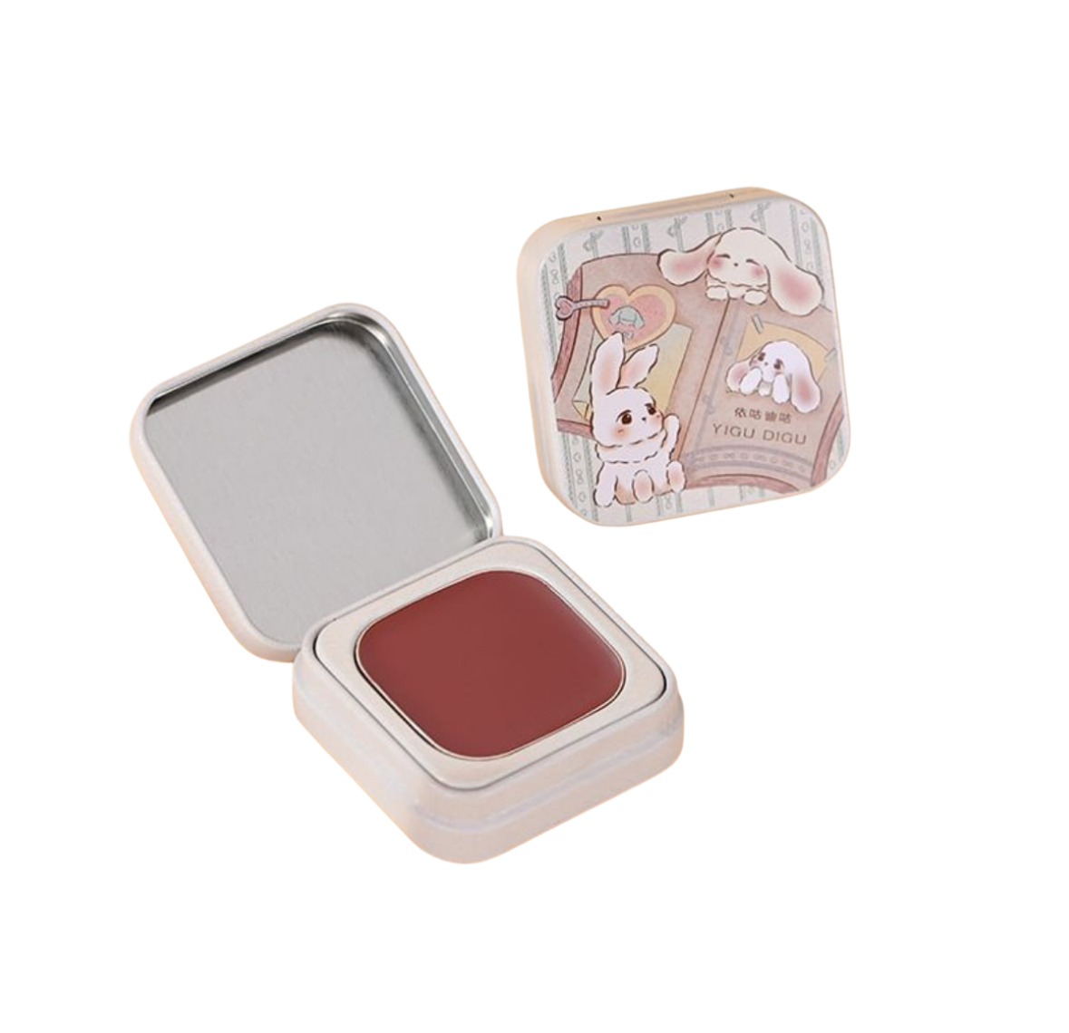 [YIGU DIGU] Diary Series Metal Box Blush & Lip